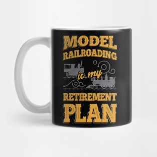 Model Railroading Train Railroad Retirement Gift Mug